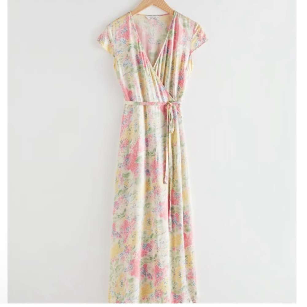 AND OTHER STORIES Satin Wrap Midi
floral dress